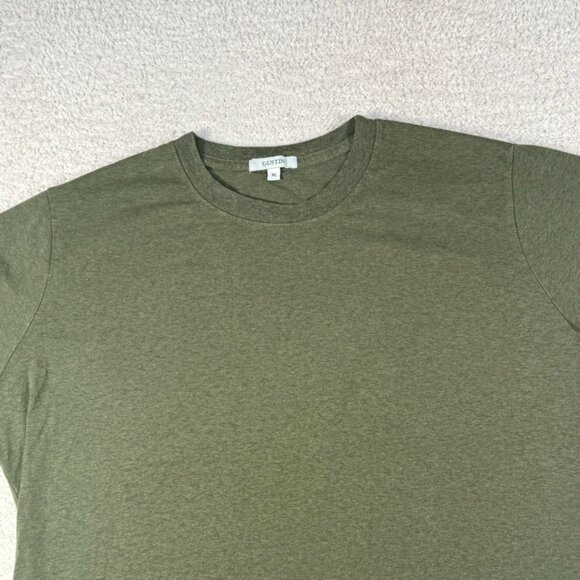 Gustin Mens Short Sleeve Tee T Shirt Green Size XL Workwear Basic Casual Cotton - Picture 3 of 9